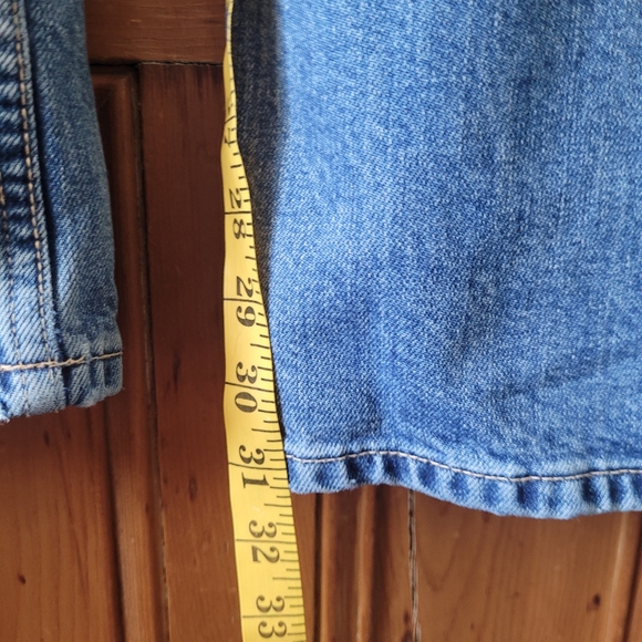 Zara High Waist Wide Leg Jeans Blue Size 4 - Picture 14 of 15